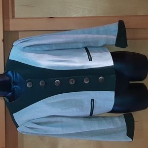 Bavarian style  Linen and wool jacket.